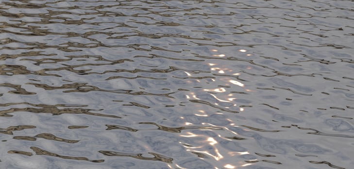 reflective water surface water wave background 3D illustration photo