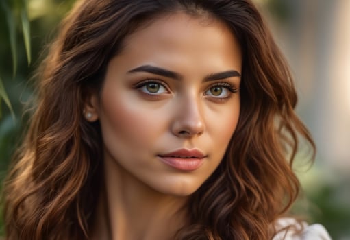 A Portrait Of Breathtakingly Gorgeous, Exotic, Beautiful Woman. photo