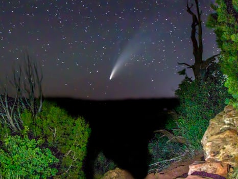 Neowise Comet Trail photo