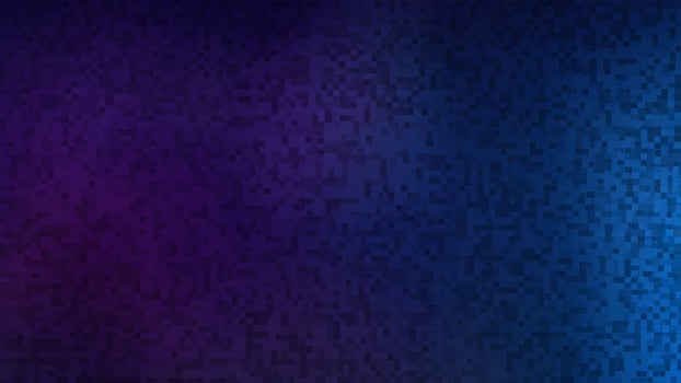 Blue and Purple Cyberpunk Fashion, Futuristic Background. photo