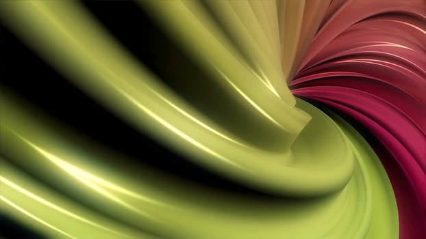 Colorful spiral that spins and gives a dreamy or hypnotic effect. Seamless loop. Animation of rotation hypnosis spiral from colorful caramel, glass or plastic photo