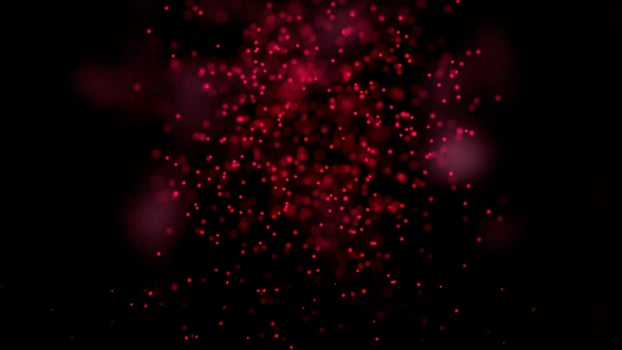 Animation of plexus network from question symbol on colorful background with flowing of plexus particles. Question mark. Seamless loop photo