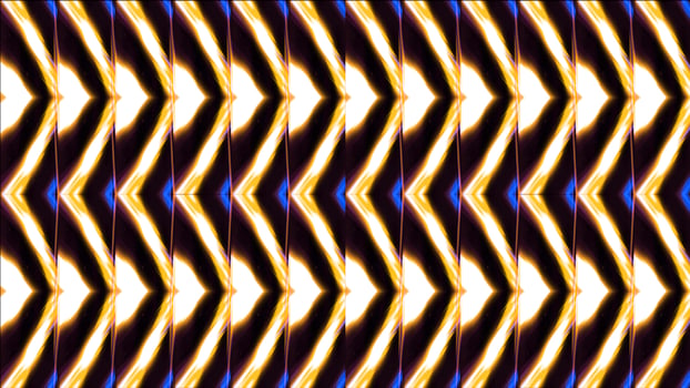 Neon shimmering triangles in pattern. Modern. Hypnotic repeating pattern of triangular lines flickering with neon light. Beautiful kaleidoscopic pattern of triangles photo