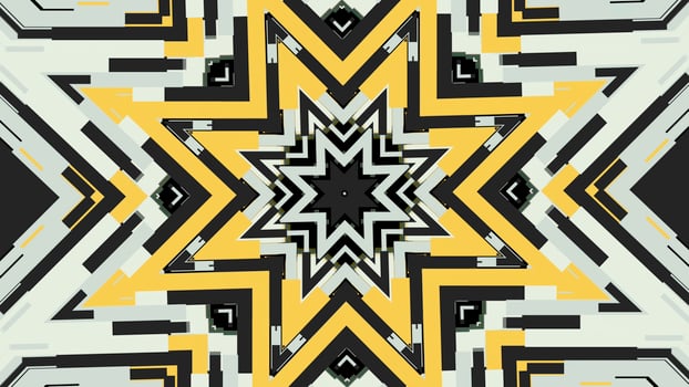 Colorful abstract geometrical kaleidoscope with moving patterns changing their color. Animation. Abstract kaleidoscope motion background photo