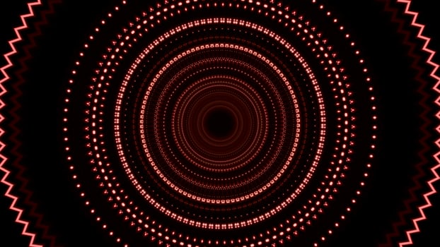 Background with pulsating circles in rhythm of music. Animation. Ripple circles in musical style on black background. Moving circles with pulsation and musical vibration effect photo