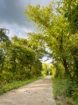 Katy Trail near Tebbetts, Missouri, in fall scenery photo