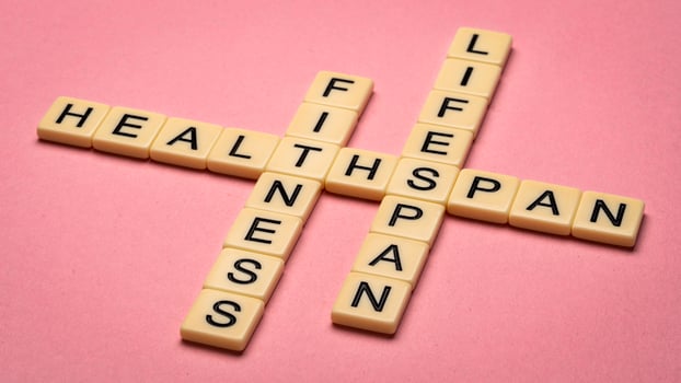 fitness, lifespan and healthspan crossword photo