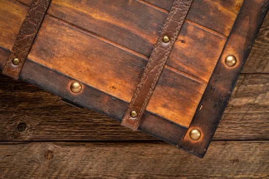 retro decorative case or storage box photo
