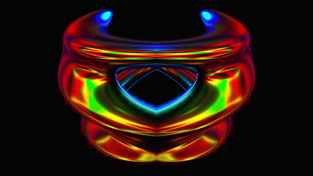 Elegant geometric swirl photo
