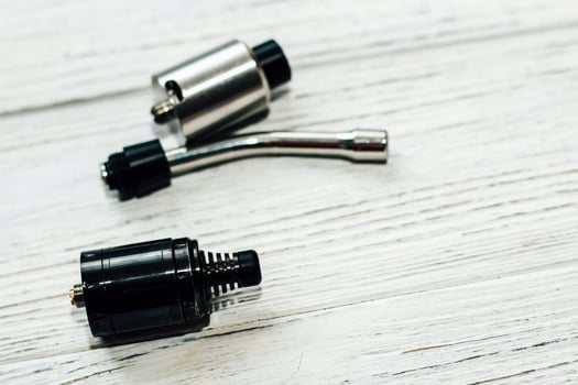 Parts for electronic cigarette vape, dripper, tank. photo