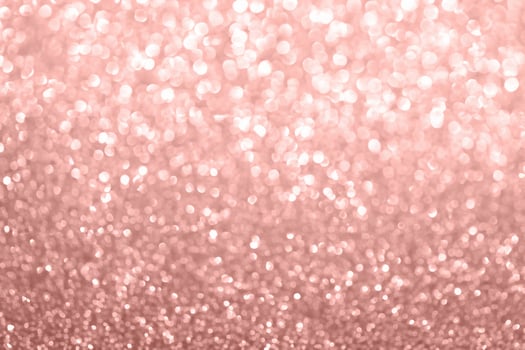 Rose Gold Pink Glitter, Festive Background for New Year Decor. photo