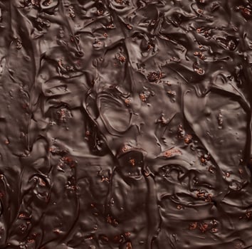 Indulgent Delight, Textured Baked Brownie Chocolate Cake with Rich Poured Chocolate. photo