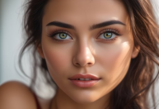 A Portrait Of Breathtakingly Gorgeous, Exotic, Beautiful Woman. photo