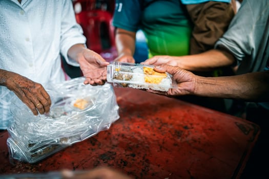 free food for poor and homeless people . Food concept of hope photo