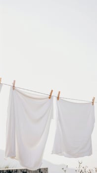 Laundry Drying On A Sunny Day photo