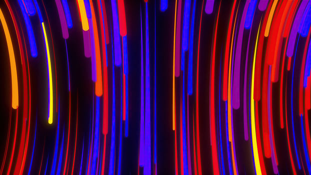 Flow neon lines photo