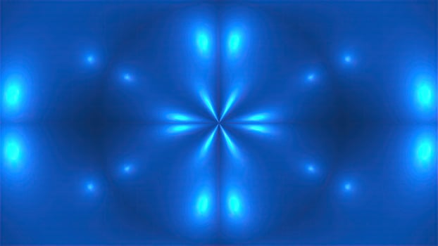 Abstract Fractal blue photo