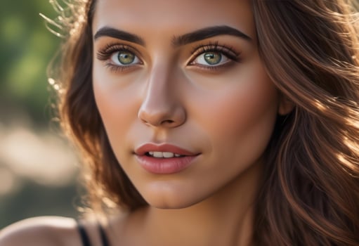 A Portrait Of Breathtakingly Gorgeous, Exotic, Beautiful Woman. photo