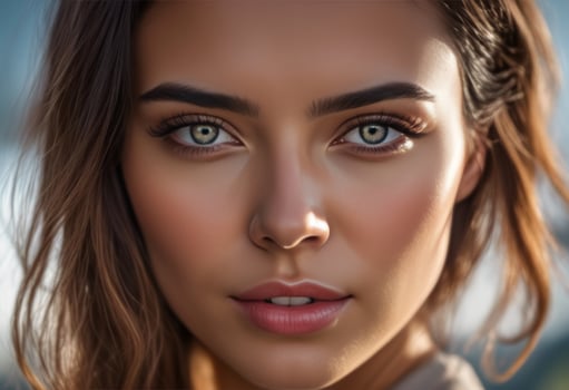A Portrait Of Breathtakingly Gorgeous, Exotic, Beautiful Woman. photo