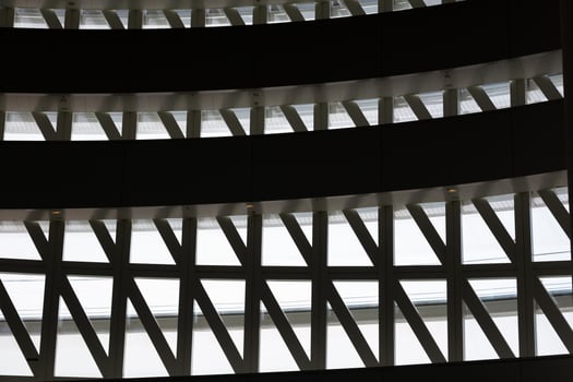 Modern architectural elegance avantgarde windowscape photo