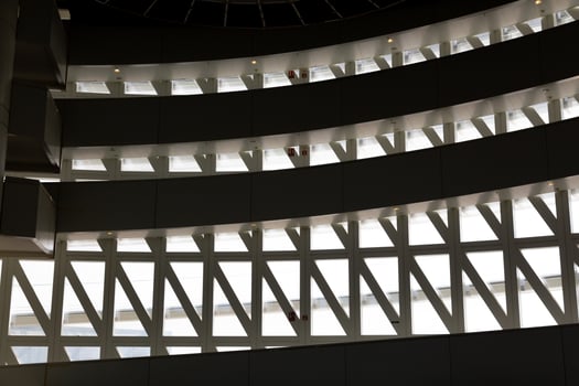 Modern architectural elegance avantgarde windowscape photo