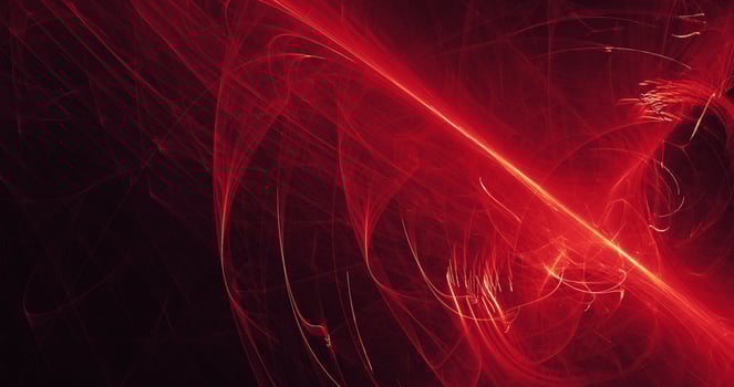 Red And Yellow Abstract Lines Curves Particles Background photo