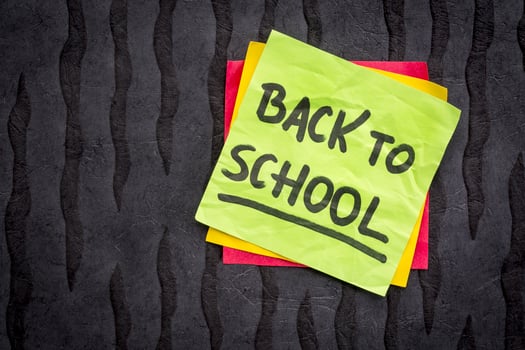 back to school reminder note photo