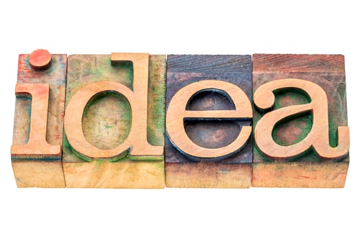 idea word abstract photo