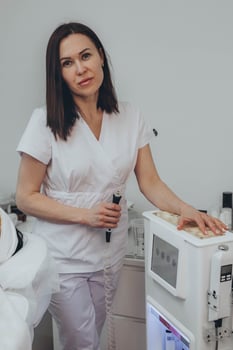 Experience the ultimate skincare treatment with HydraFacial. This rejuvenating procedure cleanses, extracts, and hydrates, leaving your skin refreshed and radiant. photo