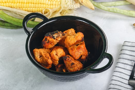 Indian cuisine - Fish Tikka barbecue photo