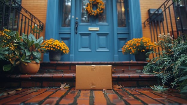 AI generated Box by Blue Door photo