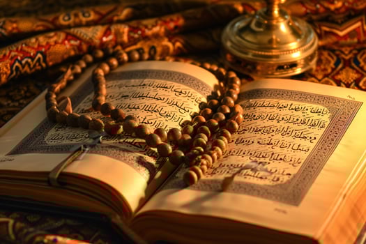 photo islamic new year quran book with dates