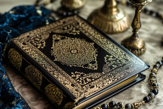 photo islamic new year quran book with dates