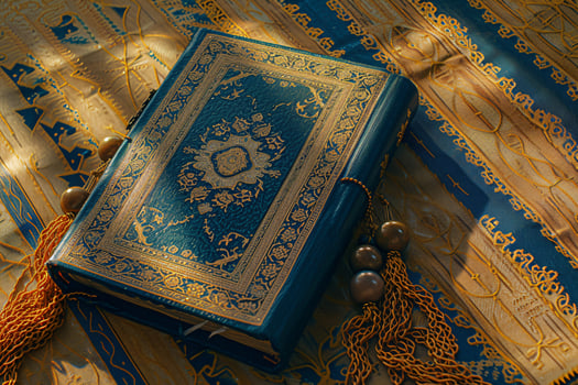 photo islamic new year quran book with dates