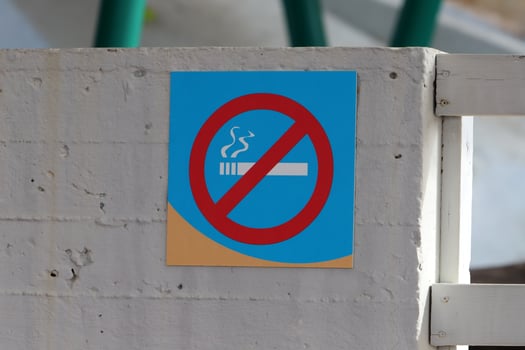 Road signs and directional signs on roads in Israel. photo