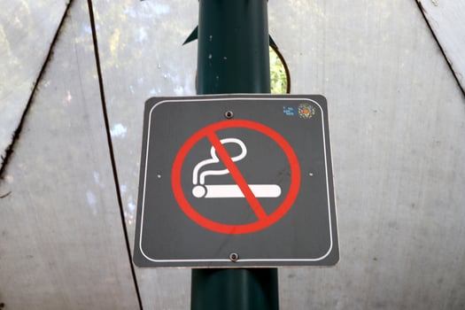 Road signs and directional signs on roads in Israel. photo