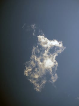 Summer clouds in the sky background photo