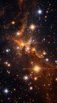 AI generated Cluster of Stars in the Night Sky photo
