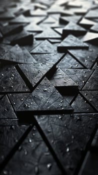 AI generated Star of David in Black and White photo