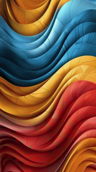AI generated Computer Generated Spiral Design photo