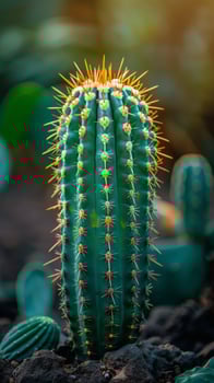 Close-Up of Cactus With Numerous Spikes photo