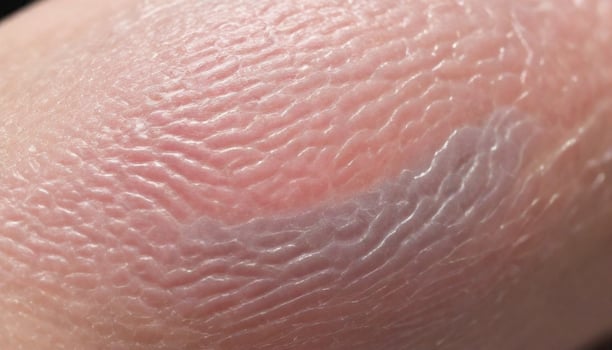 Closeup view of dry human skin as background photo