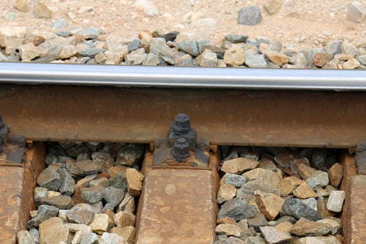 A new railway is being built. photo