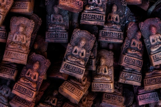 Minimal of buddha sculpture photo