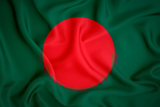 Bangladesh flag background. Flag of bangladesh waving in the wind. 3D illustration photo