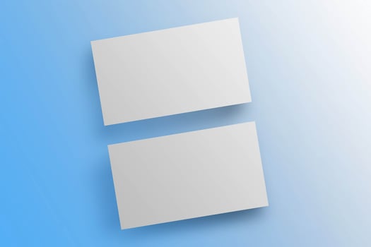 Business Card Top View photo