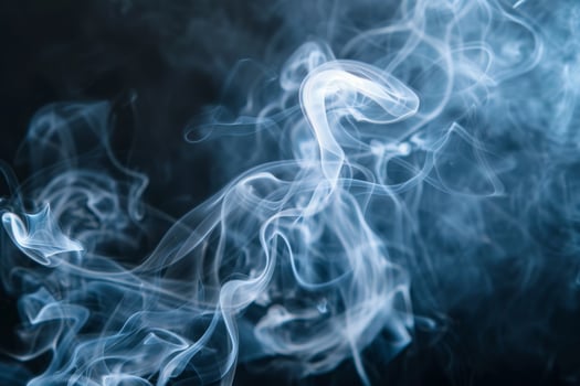 Blue Smoke Abstract Background photo