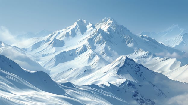 Majestic Mountain Range in the Distance photo