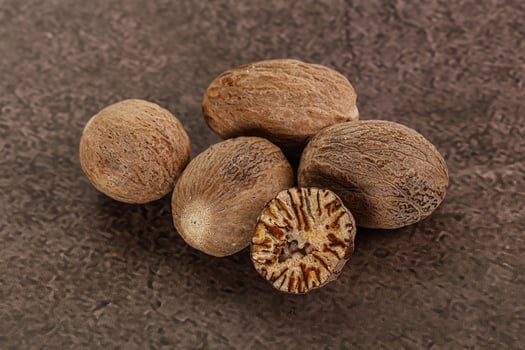 Aroma seasoning Nutmeg for cooking photo