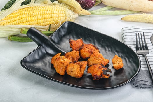 Indian cuisine - Fish Tikka barbecue photo